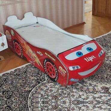 3d светильник: Новый, Готовый, Кровать-машина, С матрасом — 2