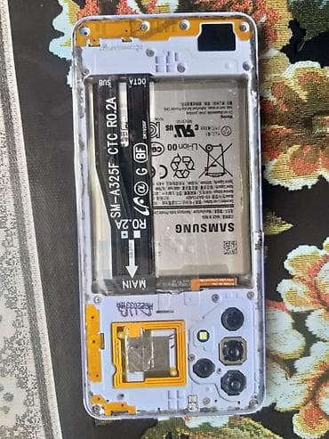 samsung monitor: Samsung Galaxy A32, 64 GB, rəng - Bənövşəyi, Barmaq izi — 2