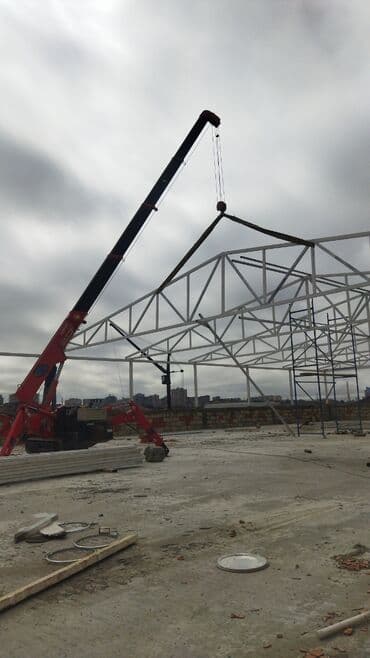 yük qaldıran: 3 TONDAN 33 TONA DƏK YÜKLƏRİN YÜKLƏNİB BOŞALMASI VƏ DAŞINMASI 7/24 — 13