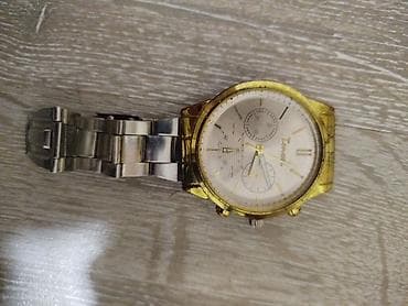 saat instagram: Kişi qol saatı – klassik dizayn - Korpus: qızılı rəngli dairəvi — 2