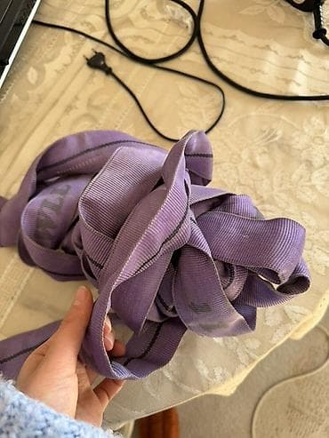 Bənövşəyi rəngli tekstil qaldırma kəməri (sapan) - Material: möhkəm