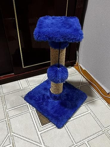 pişik yem qabı: Pişik üçün dırmaşma və cızma dirəyi Когтеточка новая в отличном — 2