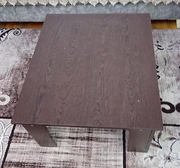 Kvadrat masa, Açılmayan, Təkərsiz, Teksturalı laminat, Zəmanətsiz, Ünvandan götürmə