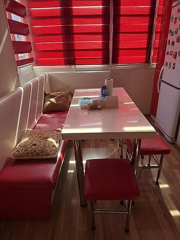 sultan kunc divan: Mətbəx üçün künc divan və 3 oturacag — 2