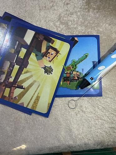 Ev və bağ: 3D qələm – 3DPEN-5 (MINECRAFT temalı dəst) Xüsusiyyətlər: - Rəng — 4