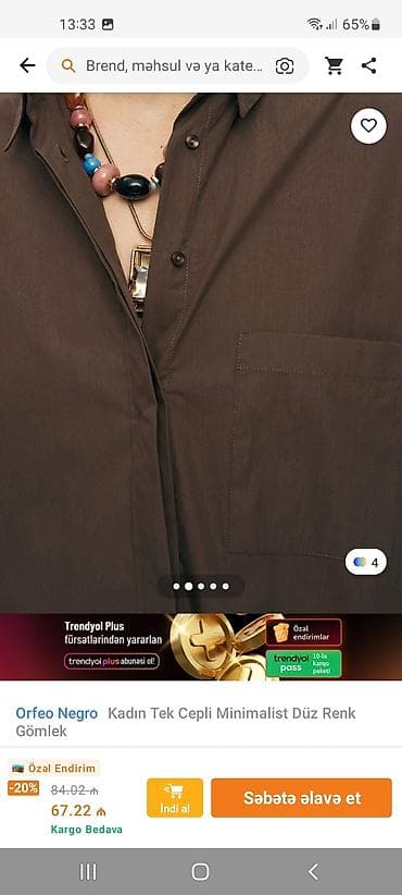 Salam metrolara çatdırılma var. Trendyoldan alınıb yenidir istifade — 2