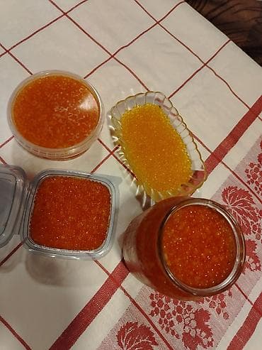 balta: Kamçatka keta ikrası – təbii qırmızı ikra - Növ: Keta (chum salmon) — 8