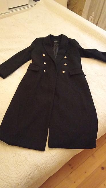 Palto, Stradivarius, 2XL, rəng - Qara lalafo.az -da Palto, Stradivarius, 2XL, rəng - Qara