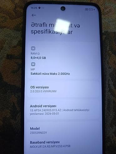 mini led: Redmi 12, 256 GB, rəng - Qara — 7