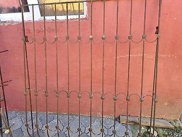 Dəmir pəncərə barmaqlıqları - Material: qalın polad/dəmir profildən