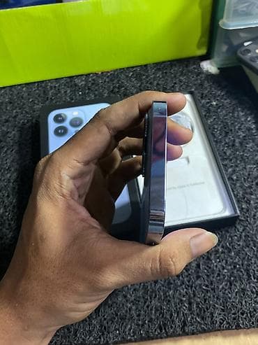iphone 8 pilus: IPhone 13 Pro, 256 GB, Pacific Blue, Zəmanət, Kredit, Face ID — 4