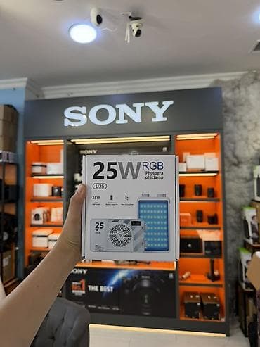 video reqistrator: RGB LED işıq paneli – 25W (U25) - 25W güc, yüksək parlaqlıq - Rəngli — 1