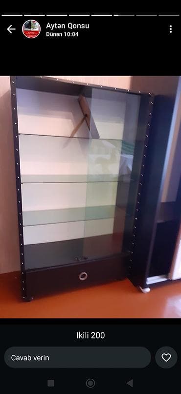 generator mini: Şüşəli dolab vitrini — 1