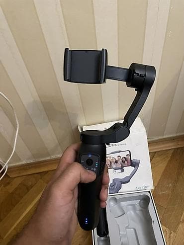 telefon tutacaq: Comitok L7C Pro – smartfon üçün 3 oxlu stabilizator (gimbal) — 2