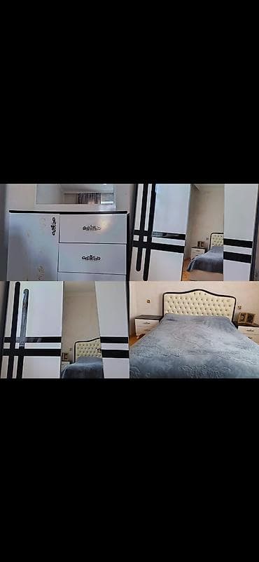 ak mebel: İkinəfərlik çarpayı, Dolab — 1