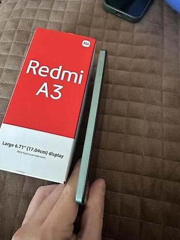 redmi 4 a: Endirim olacag .Xiaomi Redmi A3 – yaşıl rəng Xüsusiyyətlər: - Ekran — 4