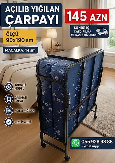 garda ayakkabı: Yeni, Təknəfərlik çarpayı, Bazasız, Matrassız, Siyirməsiz, Azərbaycan — 2