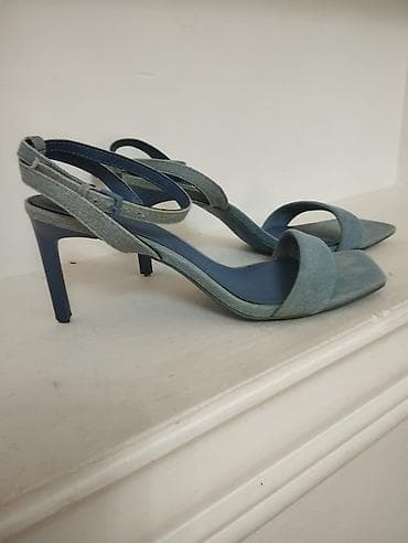 tufliler 2022: Tuflilər, Ölçü: 38, rəng - Göy, İşlənmiş — 7