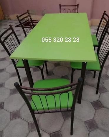 masa misa: 4 nəfərik 6 nəfərin 8nəfərik stol və sutul sexdən sez qiymətinə onlayn — 1