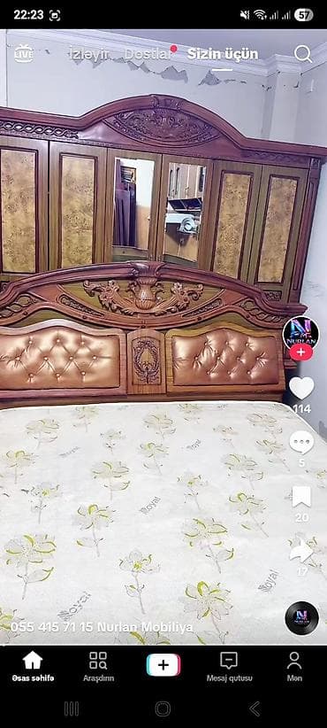 İkinəfərlik çarpayı, Dolab, Malayziya, İşlənmiş