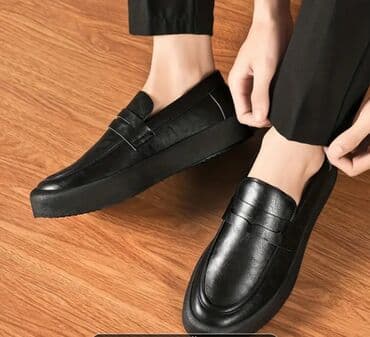 tissot t touch: Kişi loafer ayaqqabısı – klassik dizayn, modern rahatlıq - Rəng: qara — 3