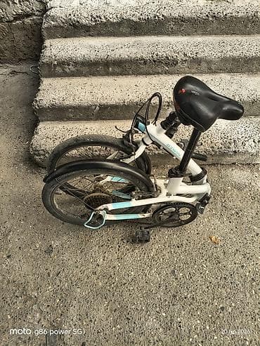 volta: BTWIN firma alüminium qatlanan velosiped. Portuqaliya istehsalıdır. 20 — 3