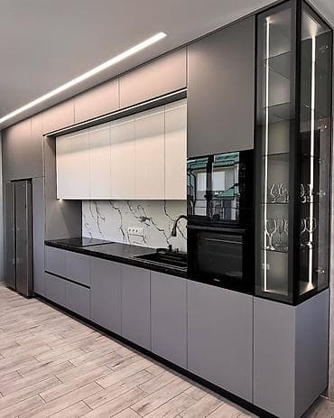 Sifarişlə mətbəx dəsti, Özü çəkən petlələr, MDF, Kredit yoxdur — 1