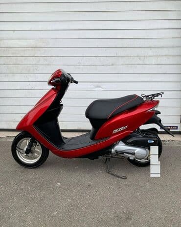 купить мапед: Honda Dio skuter - Rəng: parlaq qırmızı, qara-salonlu - Yanacaq — 4