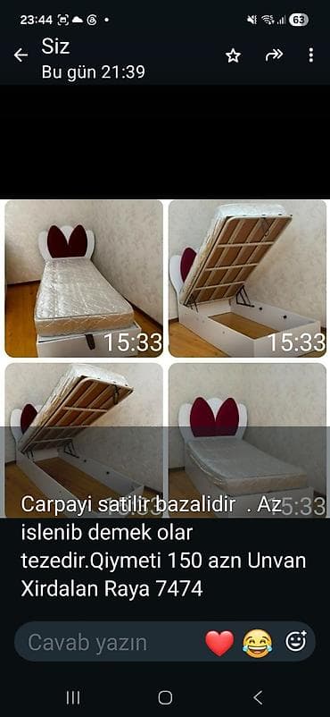 Bazalı tək çarpayı - Açar mexanizmi ilə yuxarı qalxan bazalı quruluş