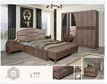 paris mebel: 2 təknəfərlik çarpayı, Dolab, Termo, 2 tumba, Azərbaycan, Yeni — 1