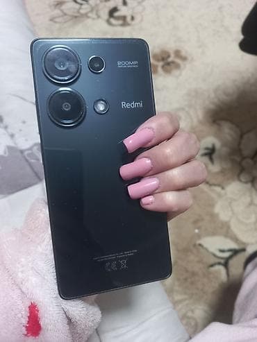 Redmi Note 13 Pro, 256 GB, rəng - Qara, Sensor, Barmaq izi, İki sim kartlı