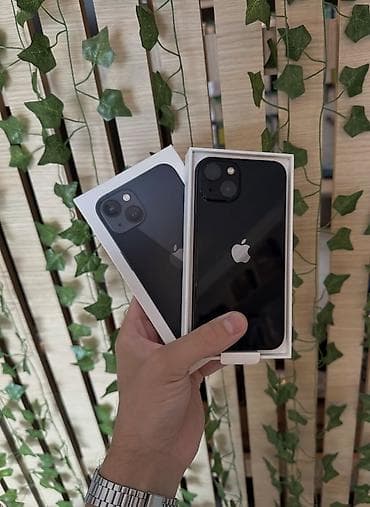 apple watch series 1: IPhone 13, 128 GB, Black Titanium, Zəmanət, Simsiz şarj, Face ID — 1