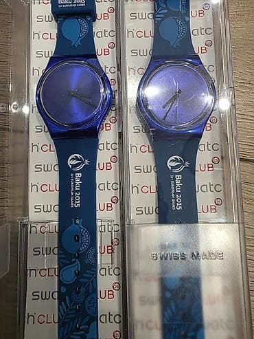 qol saatlari: Qol saatı, Swatch, rəng - Mavi — 1