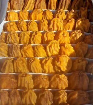 Turşular: Quru xurma 1 ci növ - 8 2 ci növ - 5 Hər 100 qram qurudulmuş — 6