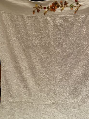 vəftiz üçün dəsmal (xaç suyuna salma üçün dəsmal): Hamam üçün Yeni rəng - Ağ Pambıq Dəsmal, Ünvandan götürmə — 2