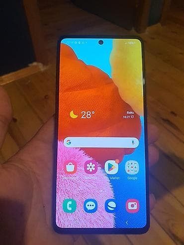 comitok l7c pro: Samsung Galaxy A51, 64 GB, rəng - Mavi, Barmaq izi — 2
