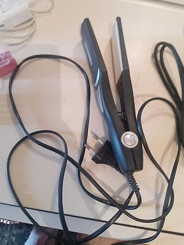 hdd kabel: Saç düzləşdirici (ütü) - Elektrikli, 220V şəbəkəyə qoşulur (Avropa — 1