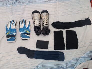 roller üçün qoruyucu uşaq şortikləri: Futbol üçün komplekt avadanlıq - Qapıçı əlcəkləri: Reusch markası — 2