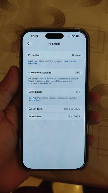 yonca sep: IPhone 16 Pro Max, 256 GB, Black Titanium — 3