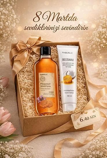 Faberlic brendindən hədiyyəlik gözəllik və baxım dəstləri 1) Bal