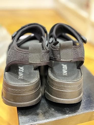 bas: Unisex idman sandal - Brend: XINFUO (iç tabanda yazı) - Rəng: qara — 3
