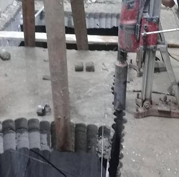 almaz mozaika: Beton və dəmir-betonda almazla deşmə və kəsmə xidməti - Diamant karot — 5