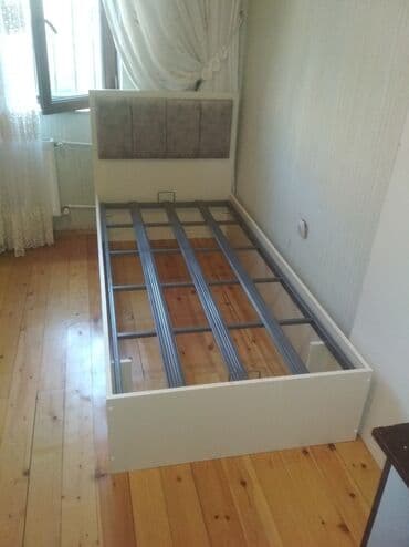 tek adamliq kravatlar: Yeni, Təknəfərlik çarpayı, Bazalı, Matras ilə — 4