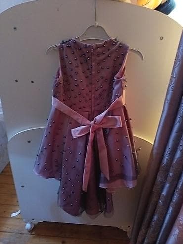 sacaqli donlar: Qız uşağı üçün ziyafət/gecə donu - Rəng: pudra-rozə tonlarında - 3 5 — 2