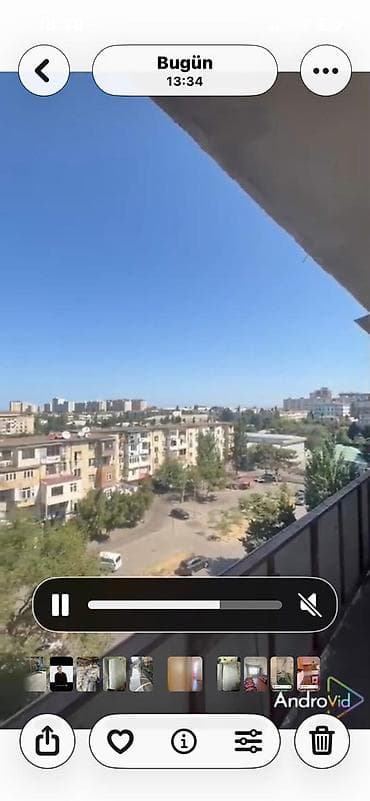 studiya otaq: Razinde 1otagli ev satilir 9/ 7 mertebesi orta bulokdu — 4