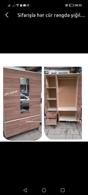 deniz ucun cetirler: 1410 azn baslayan qiymetler 2qapi 90-195-45dolab 3qapi 120-195-45 — 22
