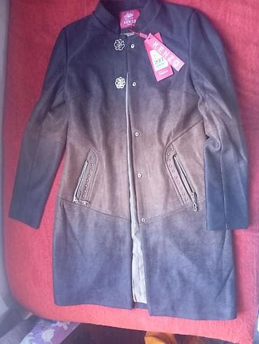 daniel klein saat baki: Palto, Kenzo, 2XL, rəng - Boz — 1