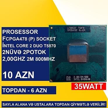 atv elaqe: Prosessor Intel Core i5 Notebook üçün Prosessorlar, İşlənmiş — 4