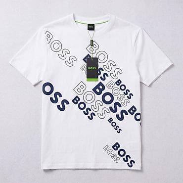 BOSS kişi T‑şörtü - Model: BOSS Athleisure qrafik loqo dizaynı - at lalafo.az BOSS kişi T‑şörtü - Model: BOSS Athleisure qrafik loqo dizaynı -
