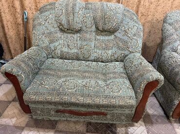 диван и 2 кресла мягкая мебель: Klassik divan, Kreslo, Bazalı, Açılan — 3